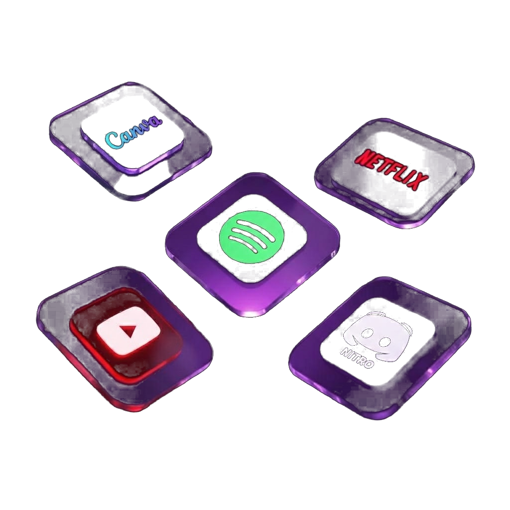 Floating premium subscription cards
